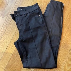 WHBM brown coated pants size 0